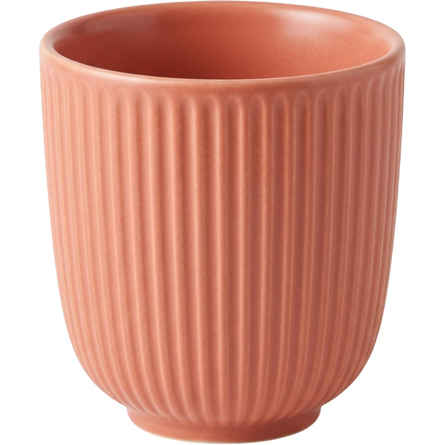 Matchl Ribbed Ceramic Cup 360 ml Muted Coral